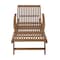 Alaterre Furniture Caspian Eucalyptus Wood Outdoor Lounge Chair with Arms and Adjustable Leg Rest, Set of 2 ANCP033EBO - alternate 7